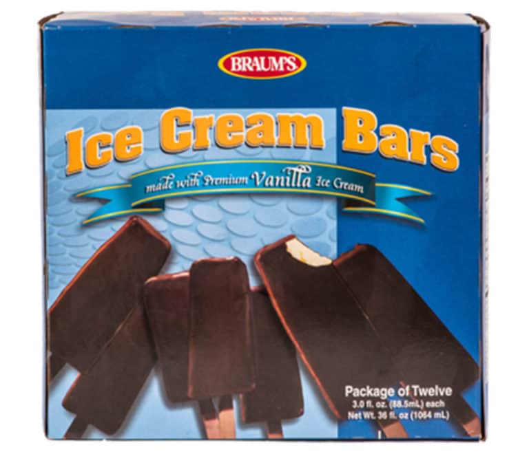 Ice Cream Bars Braum's