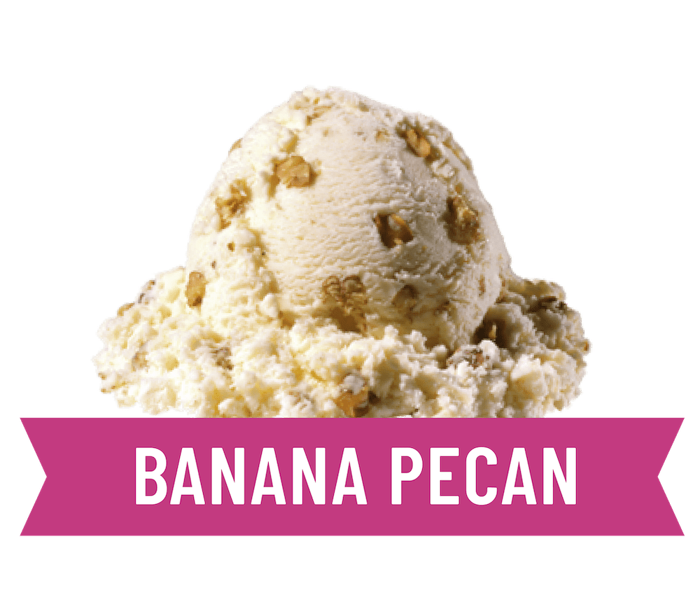 banana pecan frozen yogurt