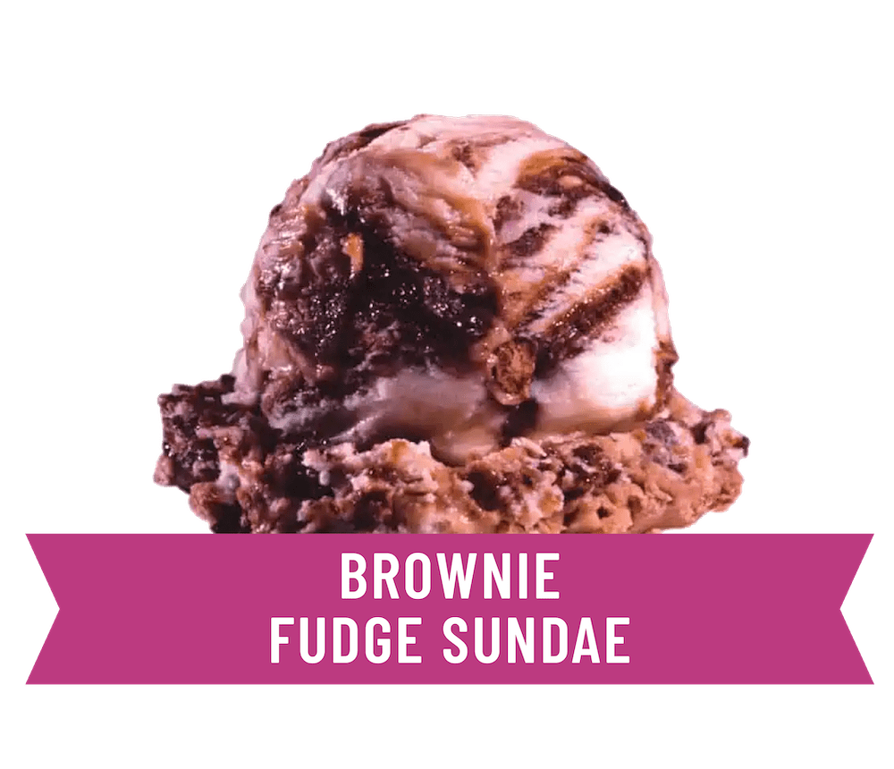 premium brownie fudge sundae