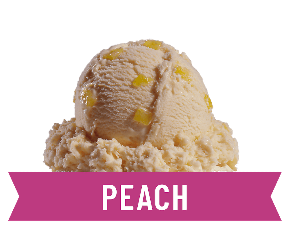 peach frozen yogurt
