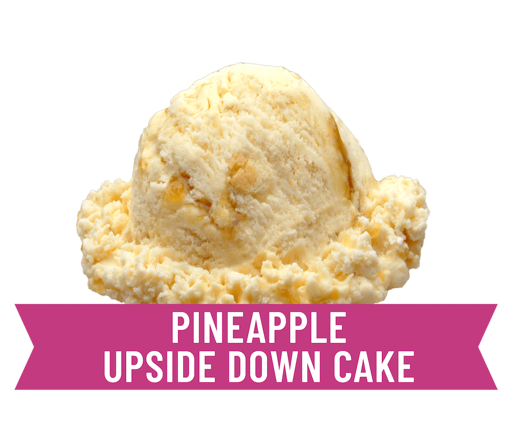 pineapple upside down cake frozen yogurt