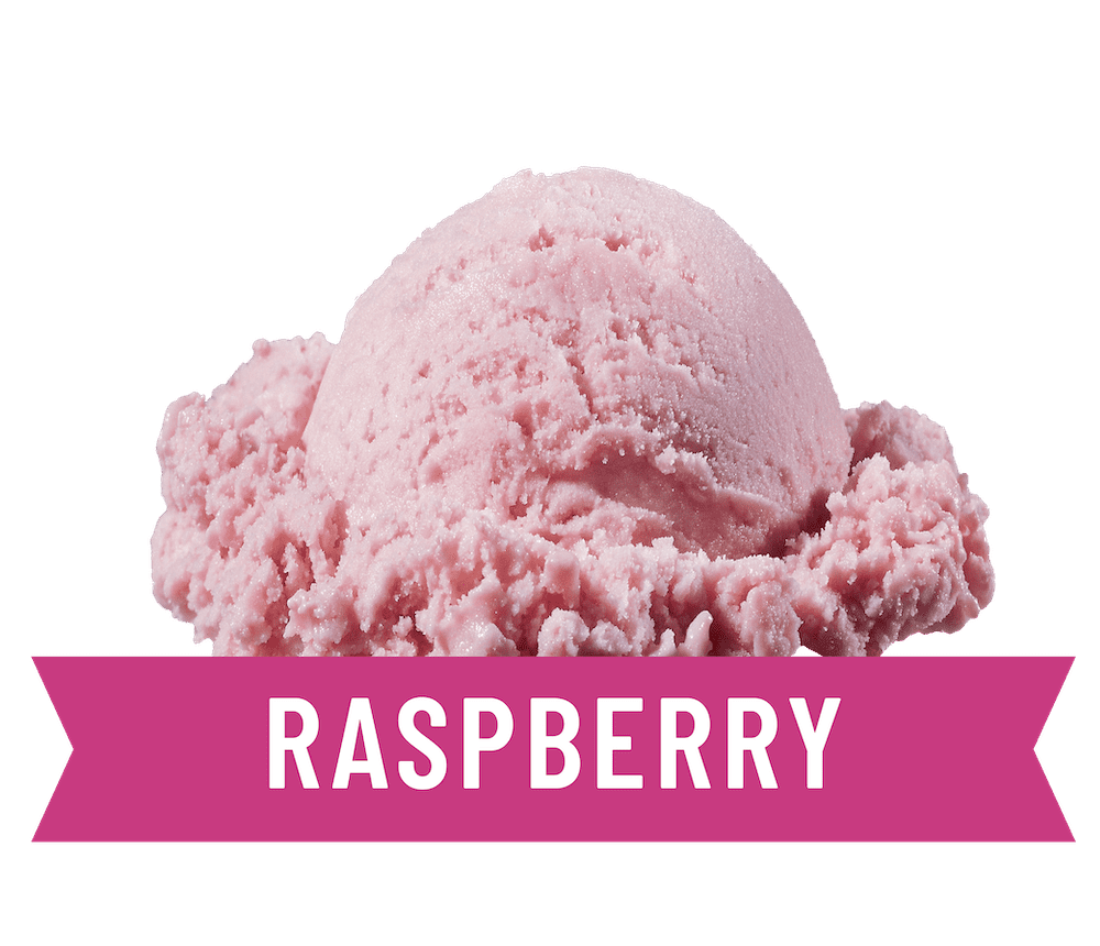 red raspberry sherbet