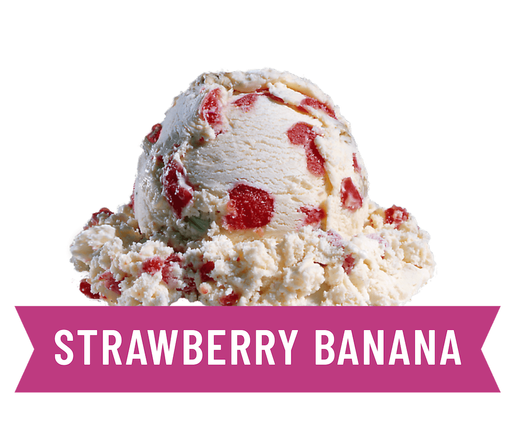 strawberry banana frozen yogurt