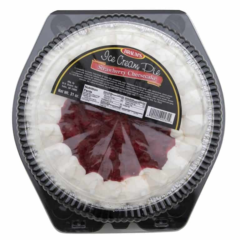 Strawberry Cheesecake Ice Cream Pie Braum's