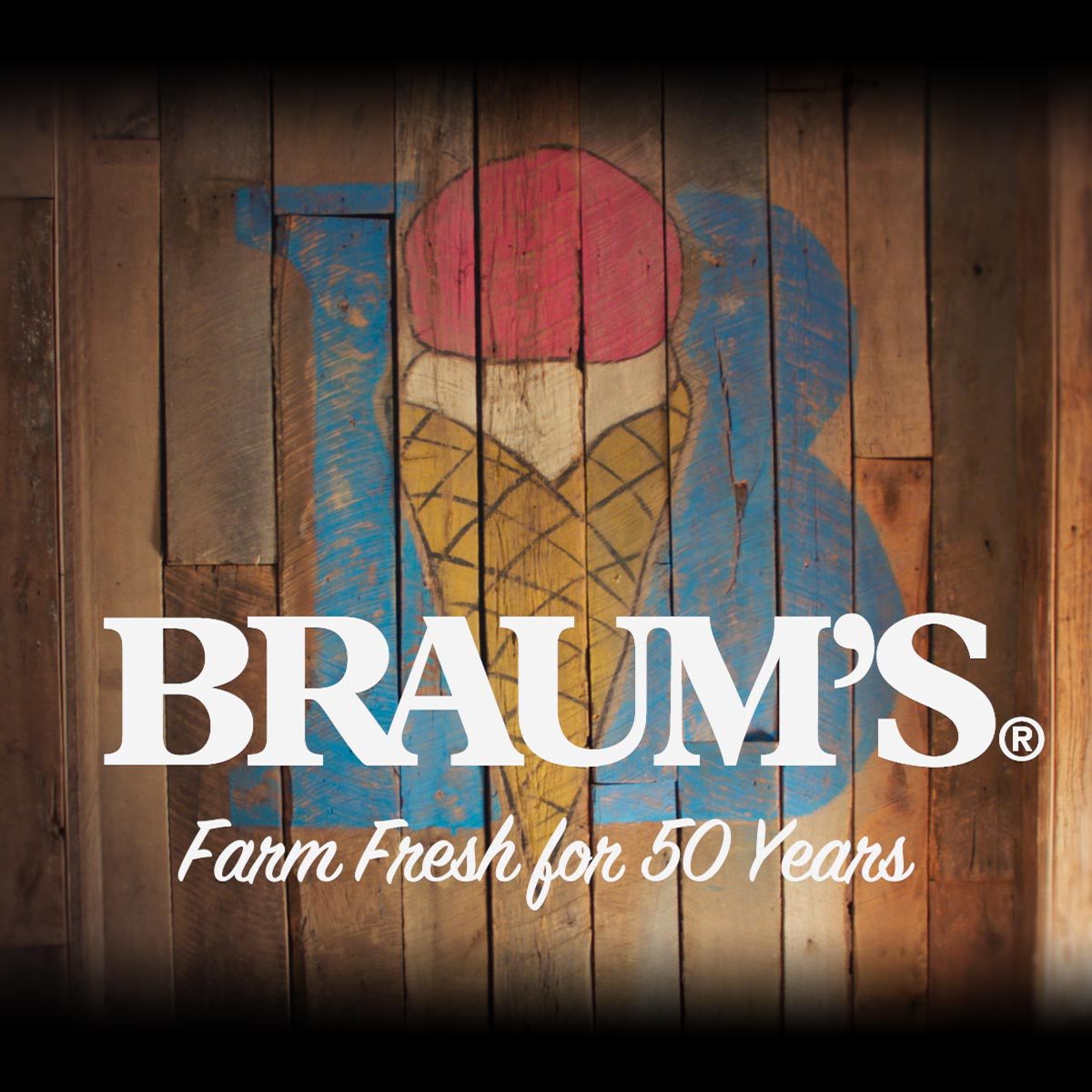 Braum's B Cone Logo