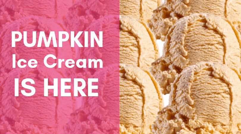 Scoops of Pumpkin Ice Cream