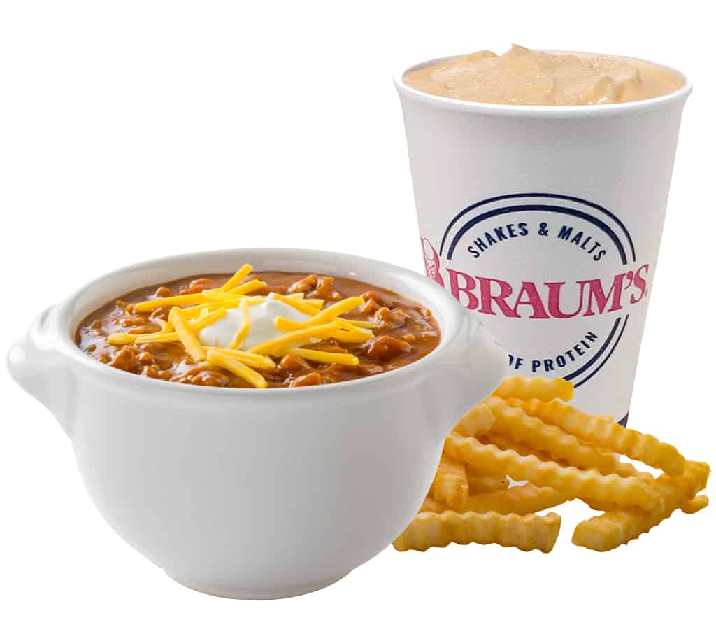 Chili w/ Beans, Cheese Combo 11 Braum's